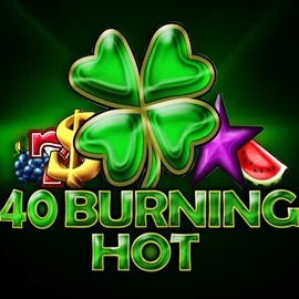 40 Burning Hot logo by Amusnet Interactive at Davinci Gold Casino40 Burning Hot