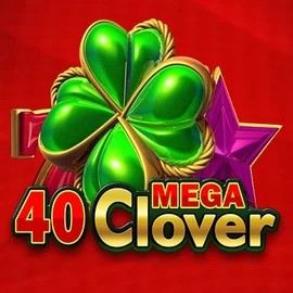 Logo of 40 Mega Clover from Amusnet Interactive at Davinci Gold Casino