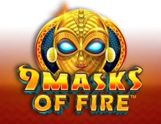9 Masks of Fire slot logo by Gameburger Studios at Davinci Gold Casino9 Masks of Fire