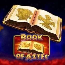 Book of Aztec slot logo by Amatic Industries at Davinci Gold CasinoBook of Aztec