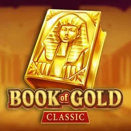 Logo of Book of Gold Classic from Playson at Davinci Gold Casino