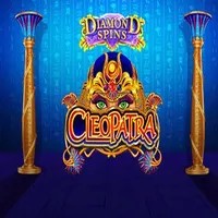 Diamond Spins Cleopatra slot logo by IGT at Davinci Gold CasinoDiamond Spins Cleopatra