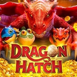 Logo of Dragon Hatch from PG Soft at Davinci Gold Casino
