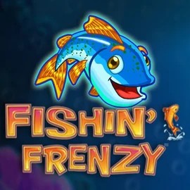 Fishin Frenzy slot logo by Blueprint Gaming at Davinci Gold CasinoFishin Frenzy