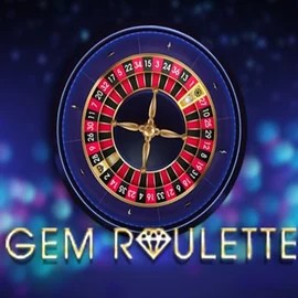 Gem Roulette online game logo by iSoftBet on davinci-gold.ca