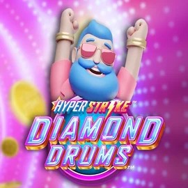 Hyper Strike Diamond Drums logo by Gameburger Studios at Davinci Gold CasinoHyper Strike Diamond Drums