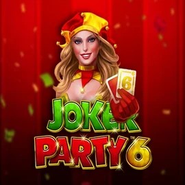 Logo of Joker Party 6 from Greentube at Davinci Gold Casino