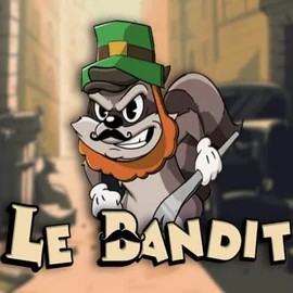 Le Bandit slot logo by Hacksaw Gaming at Davinci Gold CasinoLe Bandit