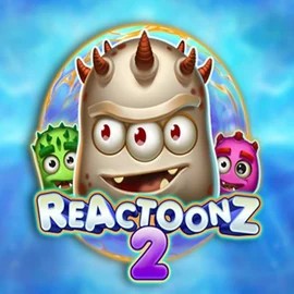Reactoonz 2 casino game by Play'n GO – featured logo at Davinci Gold Casino