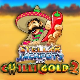 Stellar Jackpots with Chilli Gold x2 slot logo by Lightning Box Game at Davinci Gold CasinoStellar Jackpots with Chilli Gold x2