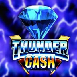 Thunder Cash slot logo by Novomatic at Davinci Gold CasinoThunder Cash