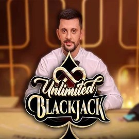 Unlimited Blackjack logo by Ezugi at Davinci Gold CasinoUnlimited Blackjack